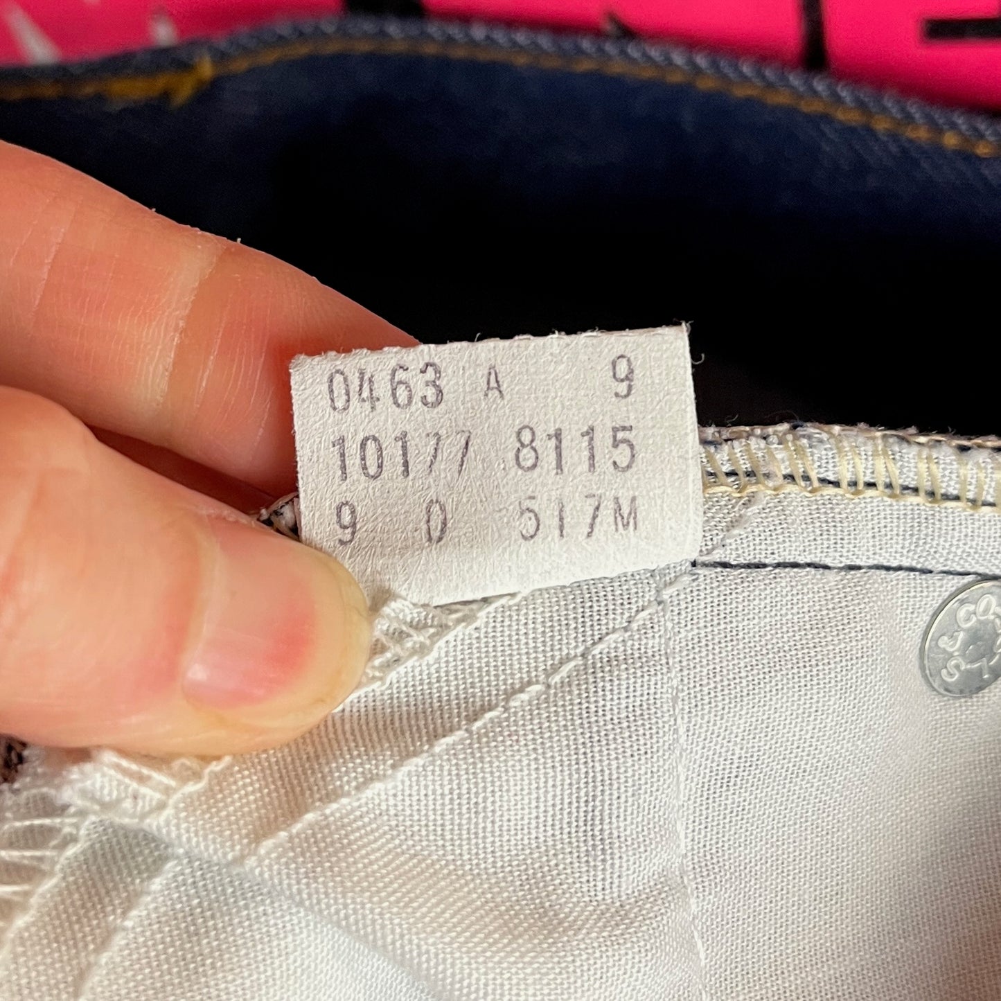 Vintage Toddler Kids 70s-80s Levi's 517 Orange Tab Flares Denim Jeans Pants 3T