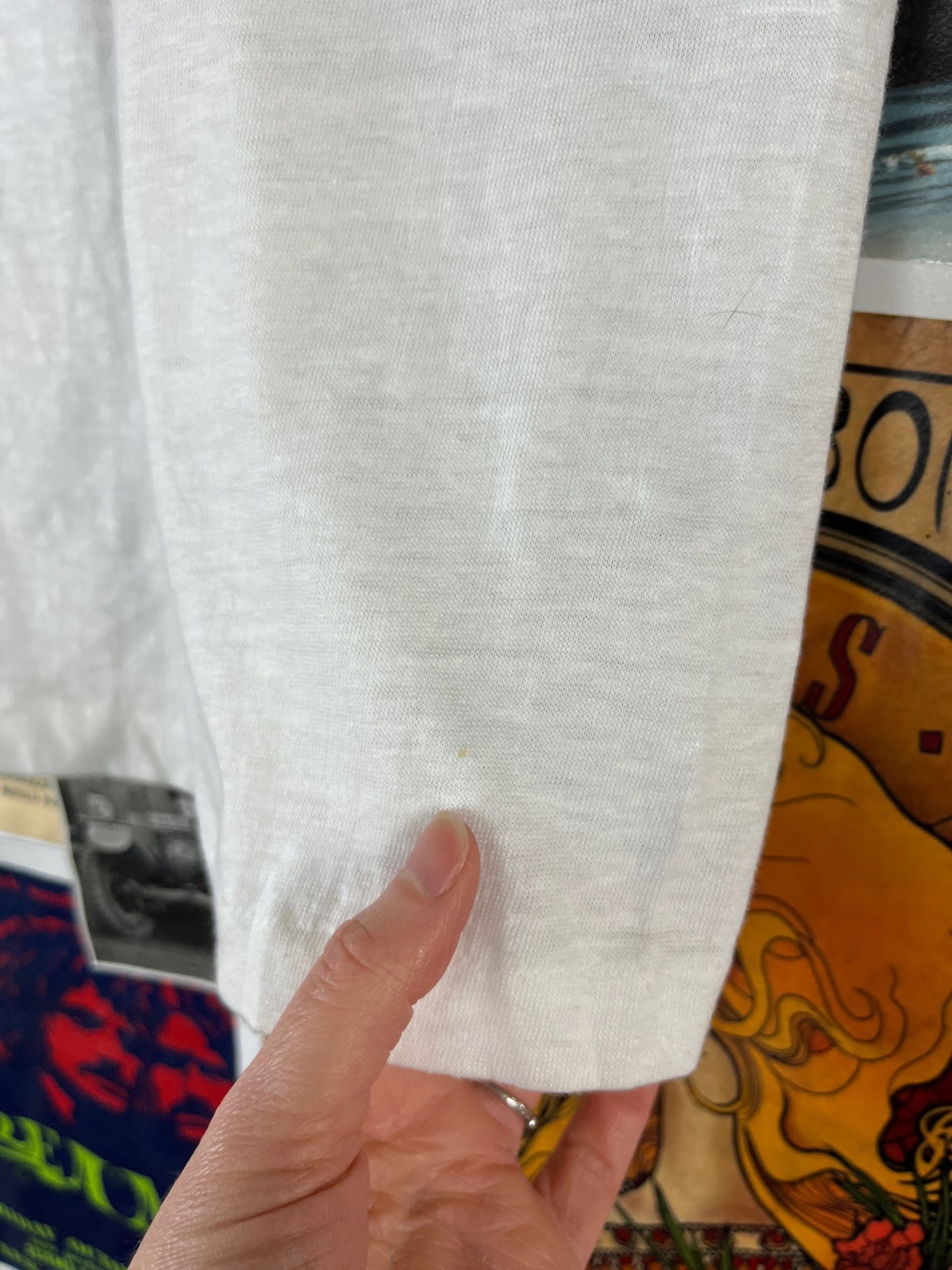 Vintage Kids 70s Seattle SuperSonics Championship NBA Basketball Graphic Ringer T-Shirt Ages 6-8