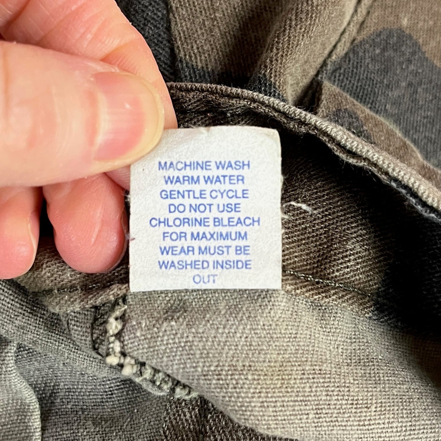 Vintage Kids 80s-90s Camouflage Print USA Military Cargo Pants Age 7