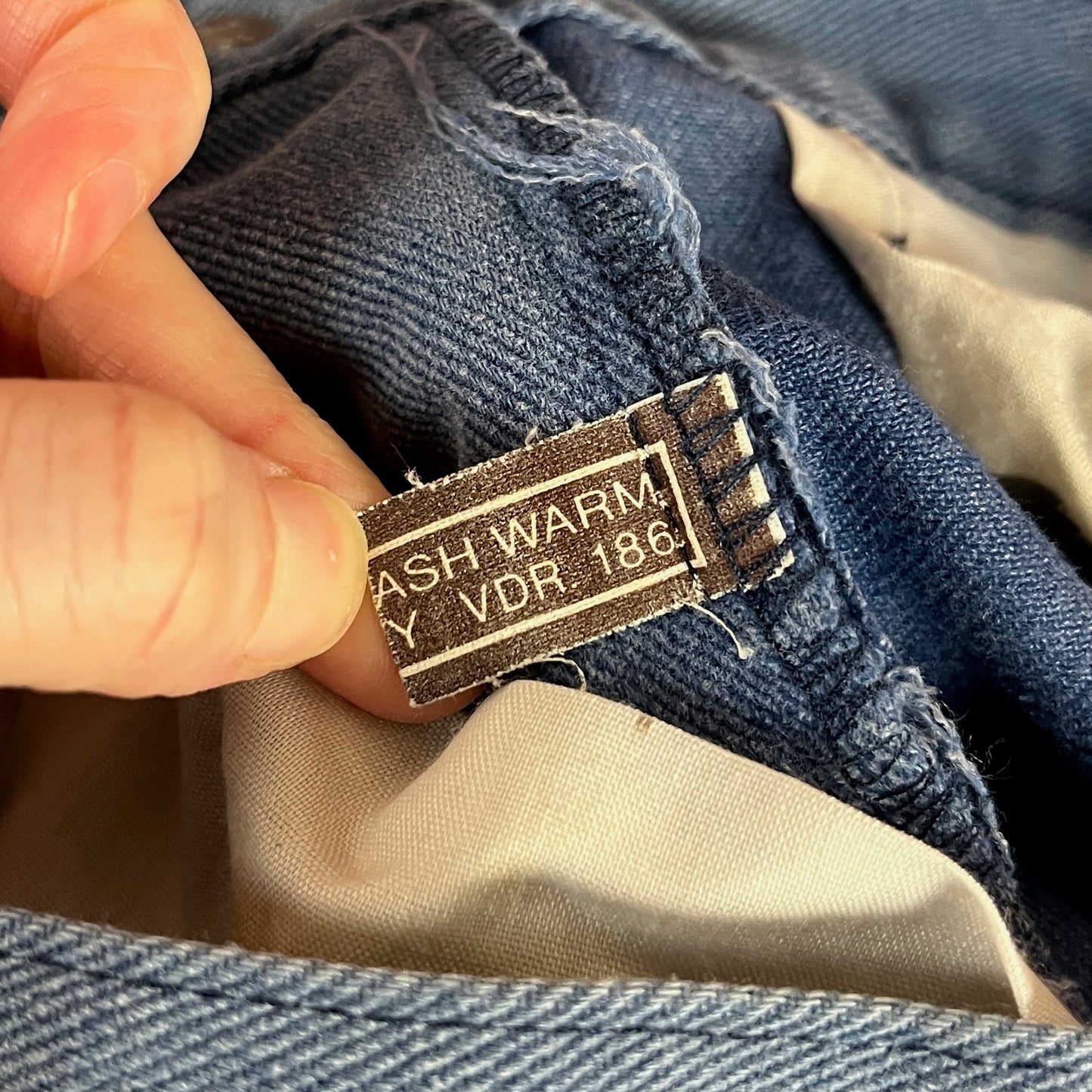 Vintage Toddler Kids 70s Faded Blue Denim Flares Jeans 4T Ages 3-4