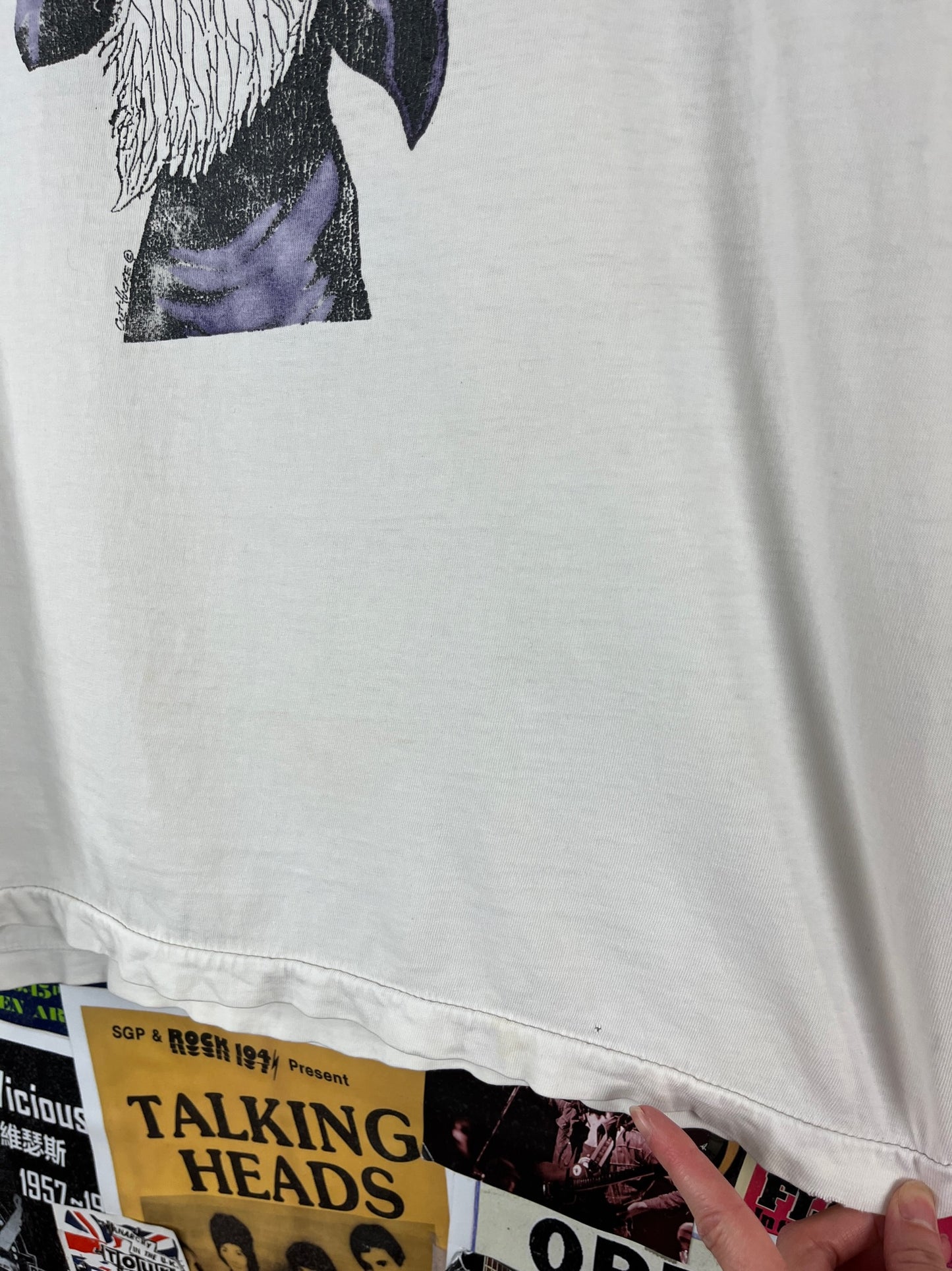 Vintage 90s Funny Turn to Shit Wizard All Cotton Graphic Crewneck Novelty T-Shirt Mens Large