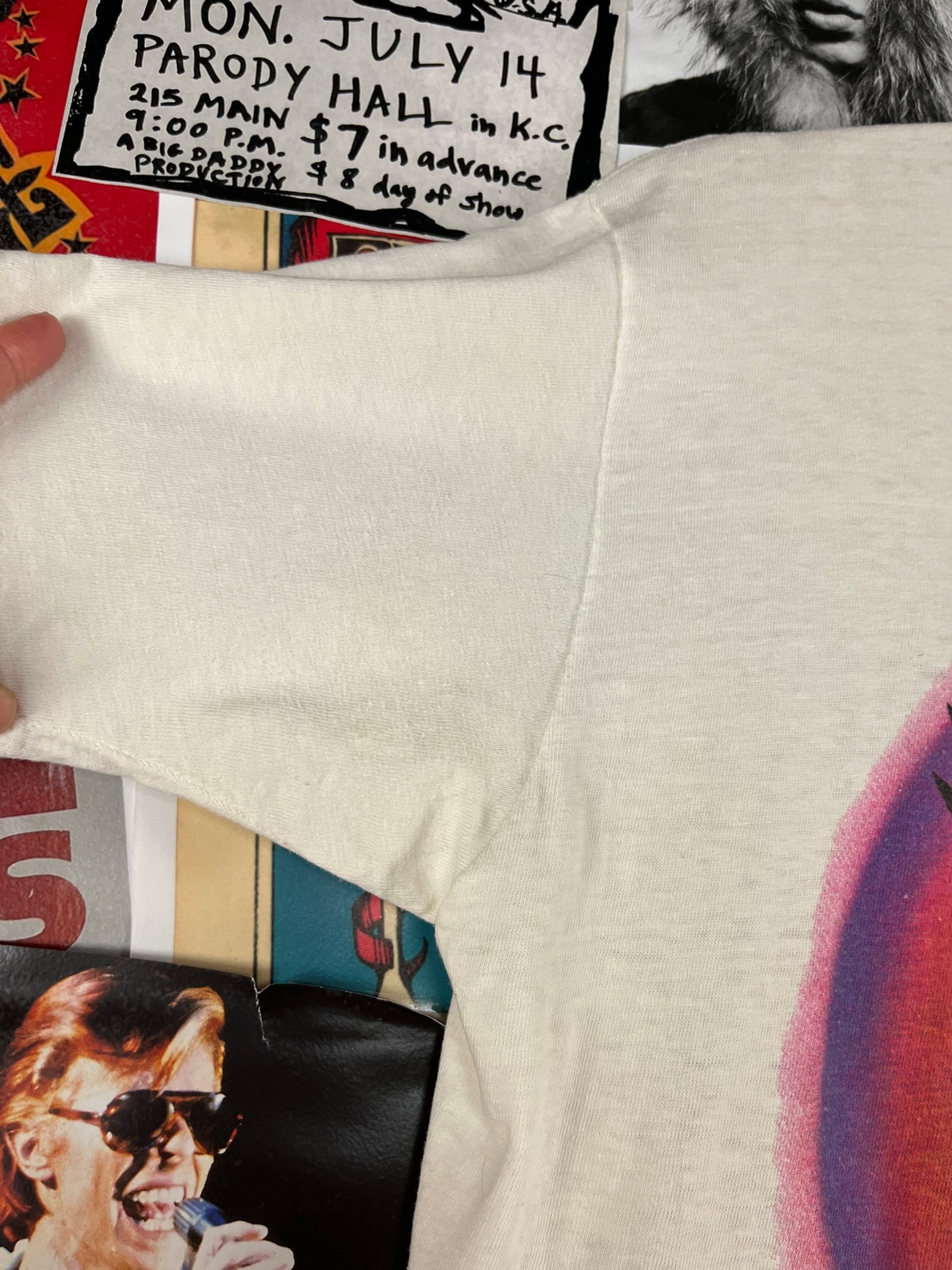 Vintage 70s Stanley Mouse Alton Kelley Flying Eye Grateful Dead Jimi Hendrix White Single Stitch Heavy All Cotton Graphic T-Shirt