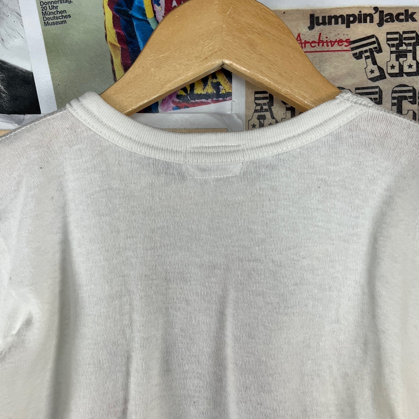 Vintage Kids 1950s-60s Jasper Park Canada Souvenir Irwin Specialties Graphic Crewneck Tee T-Shirt Size 7 Age 6-7