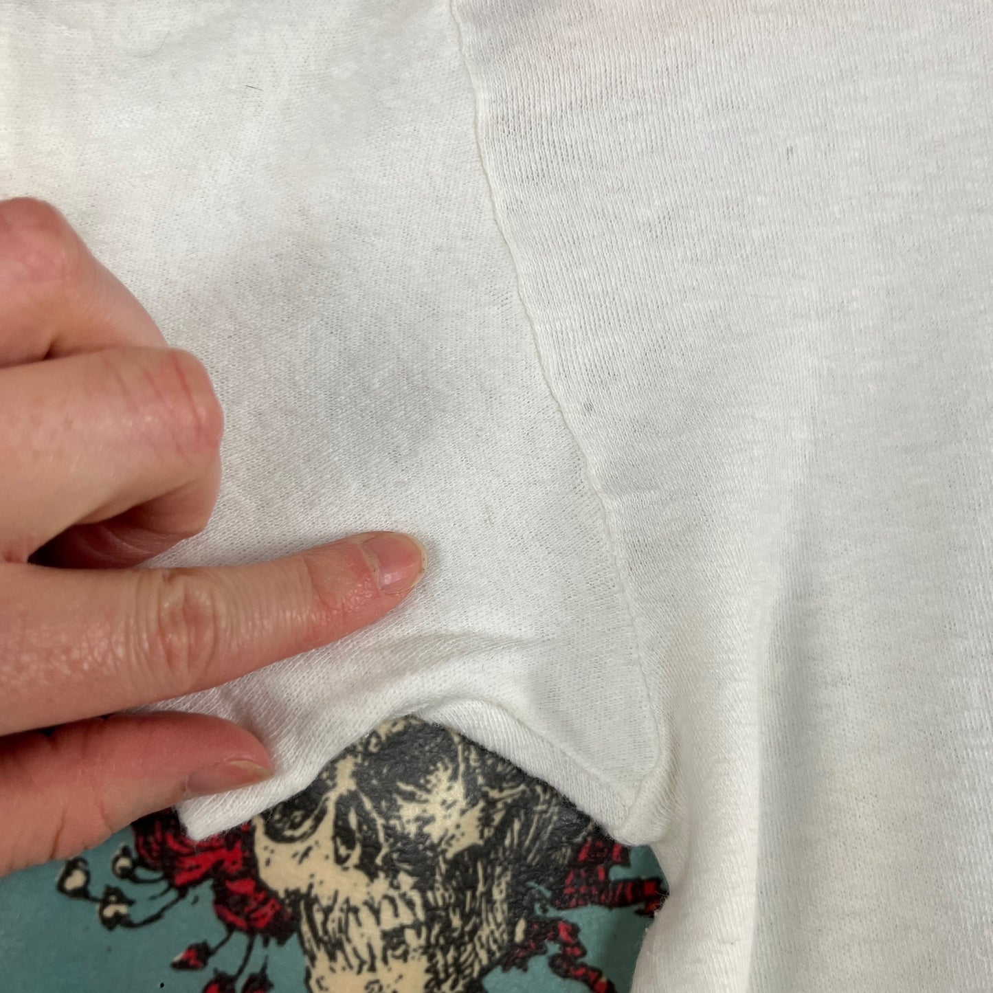Vintage Kids 1950s-60s Jasper Park Canada Souvenir Irwin Specialties Graphic Crewneck Tee T-Shirt Size 7 Age 6-7