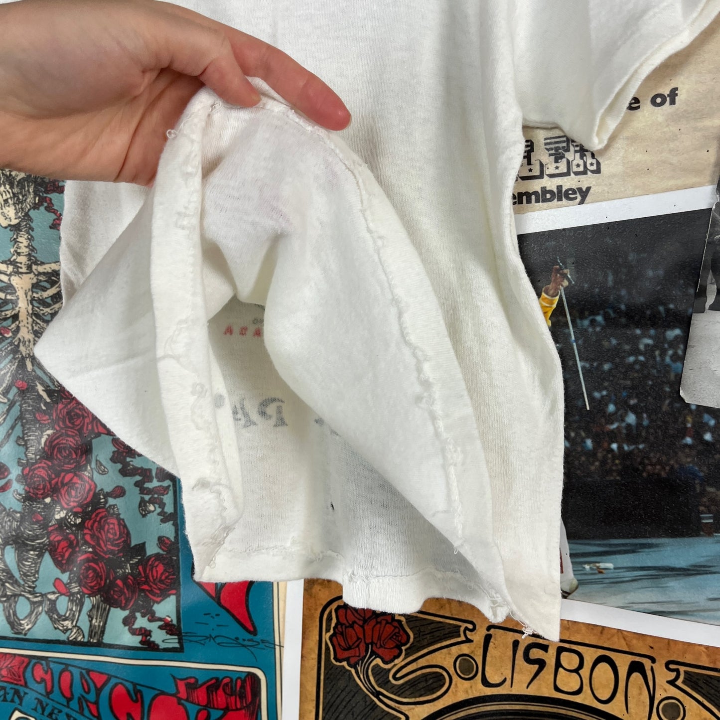 Vintage Kids 1950s-60s Jasper Park Canada Souvenir Irwin Specialties Graphic Crewneck Tee T-Shirt Size 7 Age 6-7
