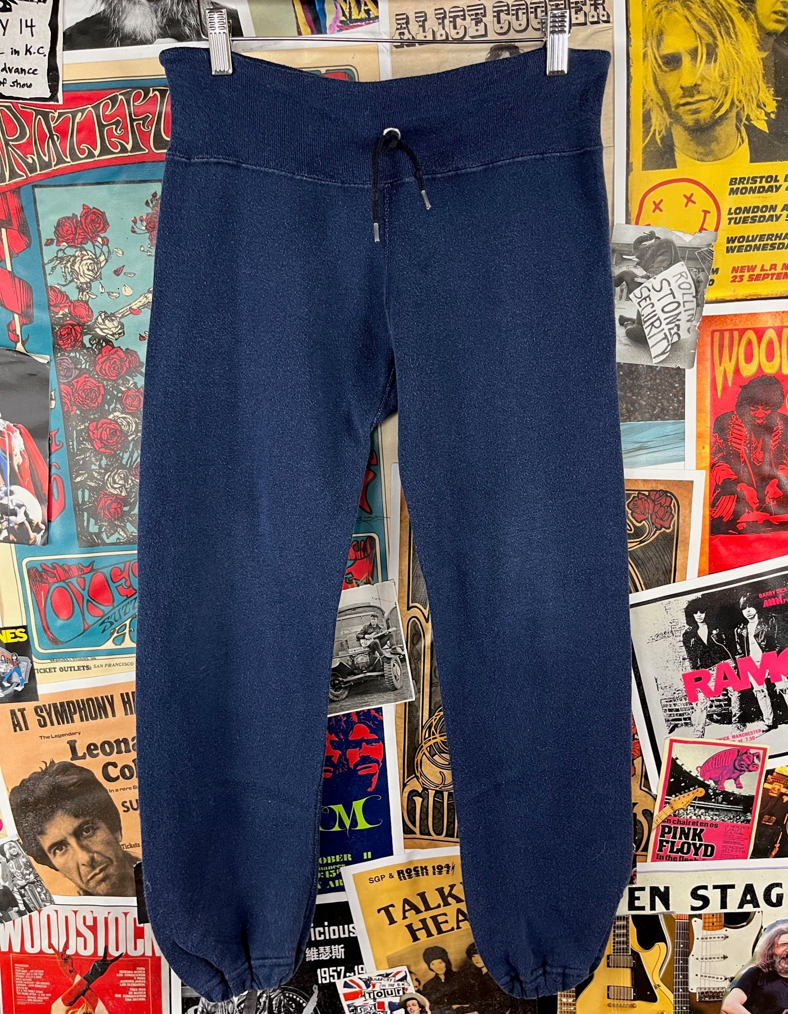 Vintage 70s navy sweatpants