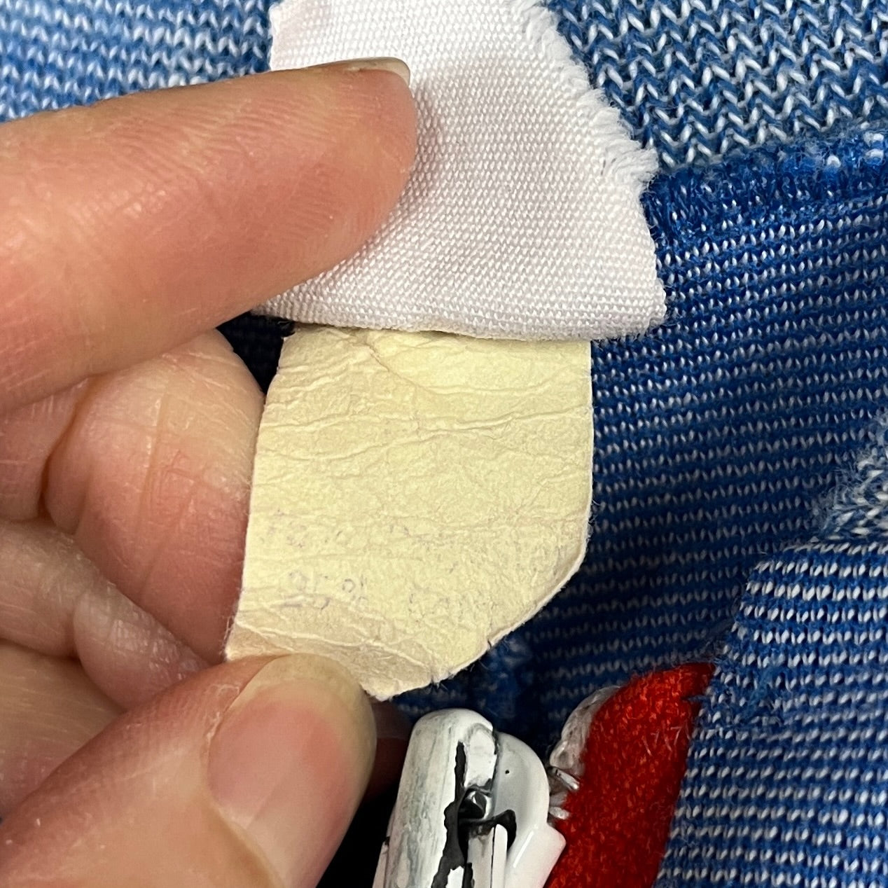 Vintage Baby Boy 70s Blue Official Kiddie Car Driver Striped Long Sleeve Carters Jumpsuit 12 Months