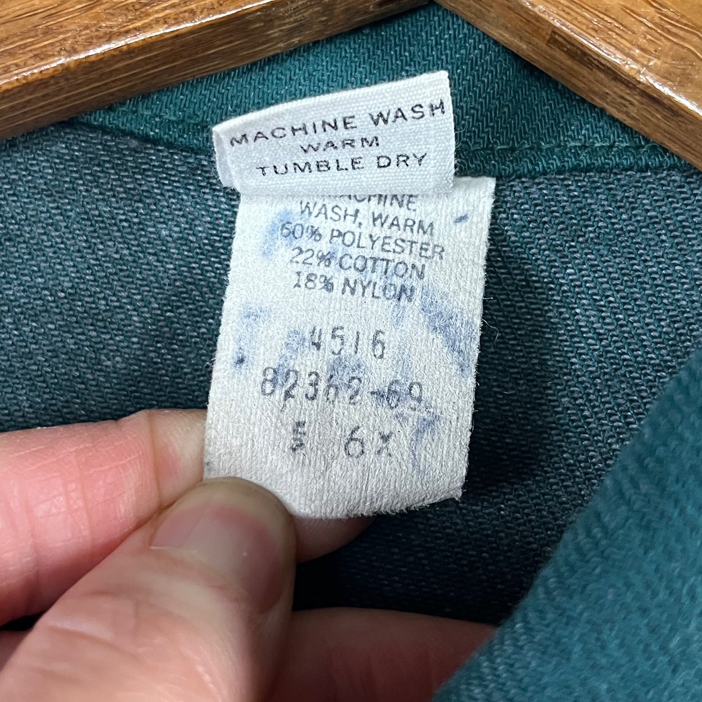 Vintage Kids 70s Green Patches Snap Sears Trucker Jacket Size 6 Ages 5-6