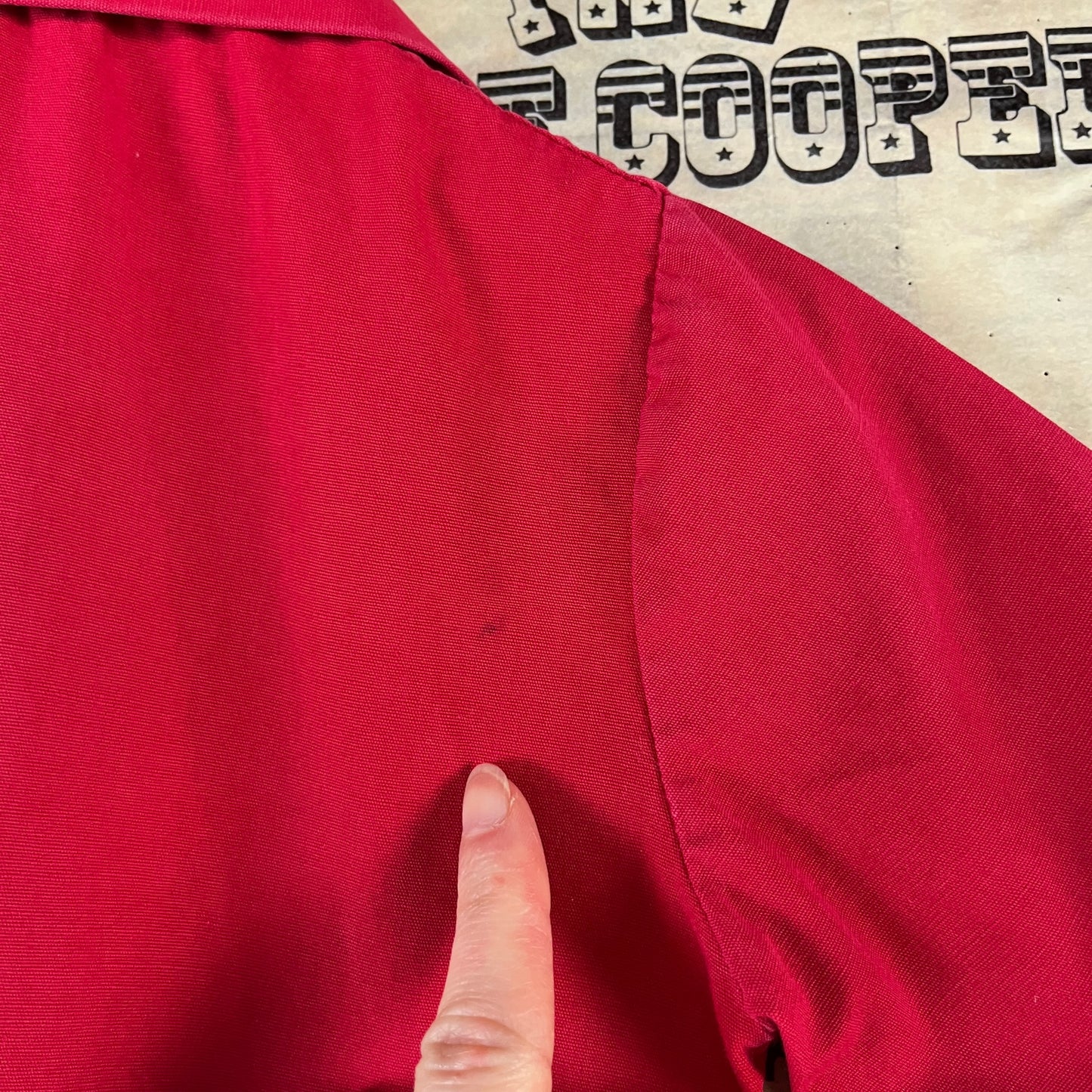 Vintage Baby Boy 50s Red Embroidered Western Jacket 9-12M