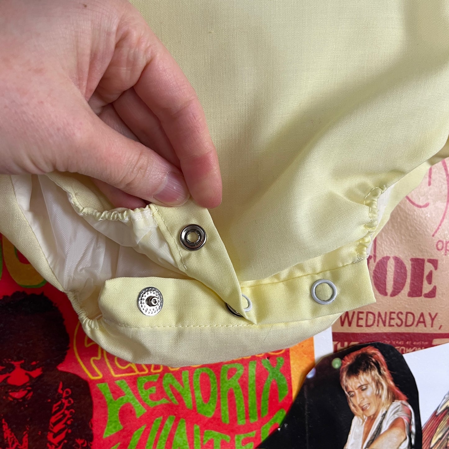 Vintage Baby Boy 50s-60s Yellow Embroidered Duck Playsuit Set 6-9M