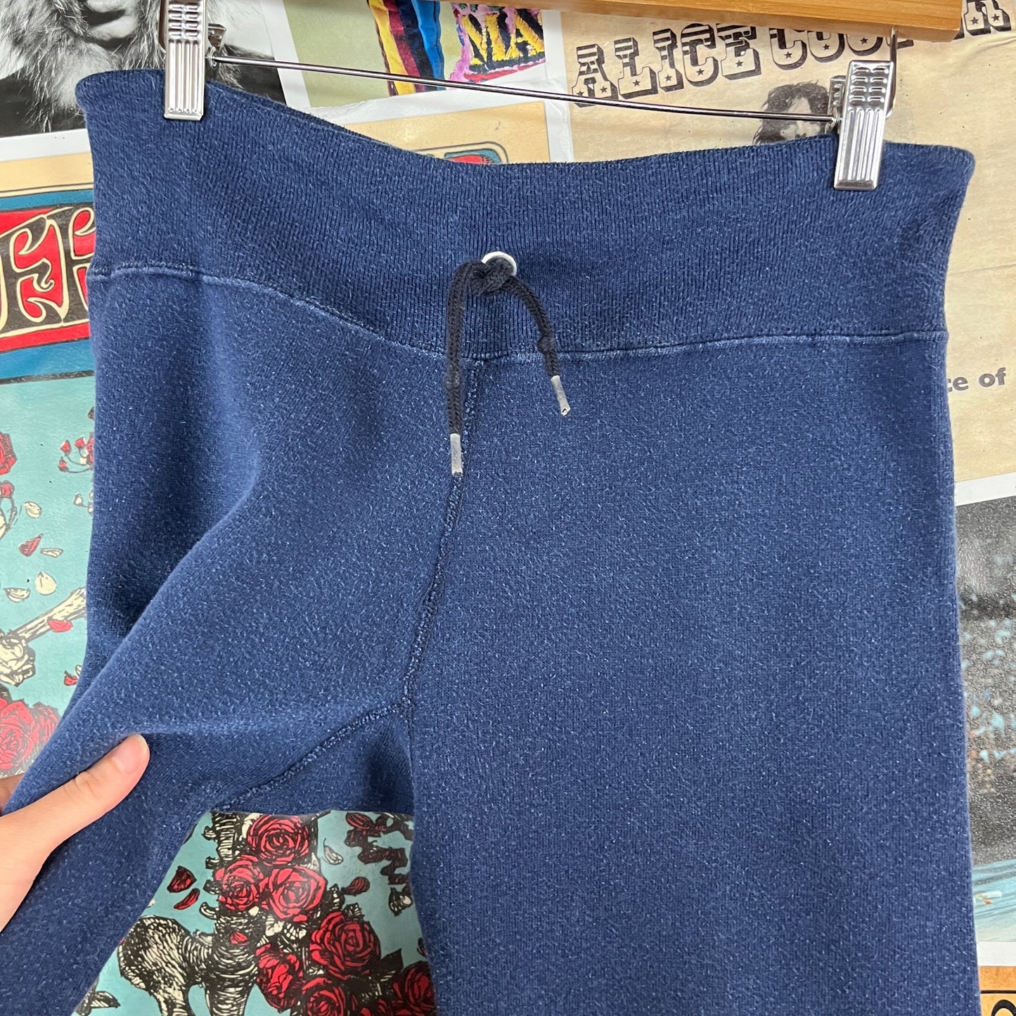 Vintage 70s-80s Mens Navy Blue Discus Athletic USA Sweatpants