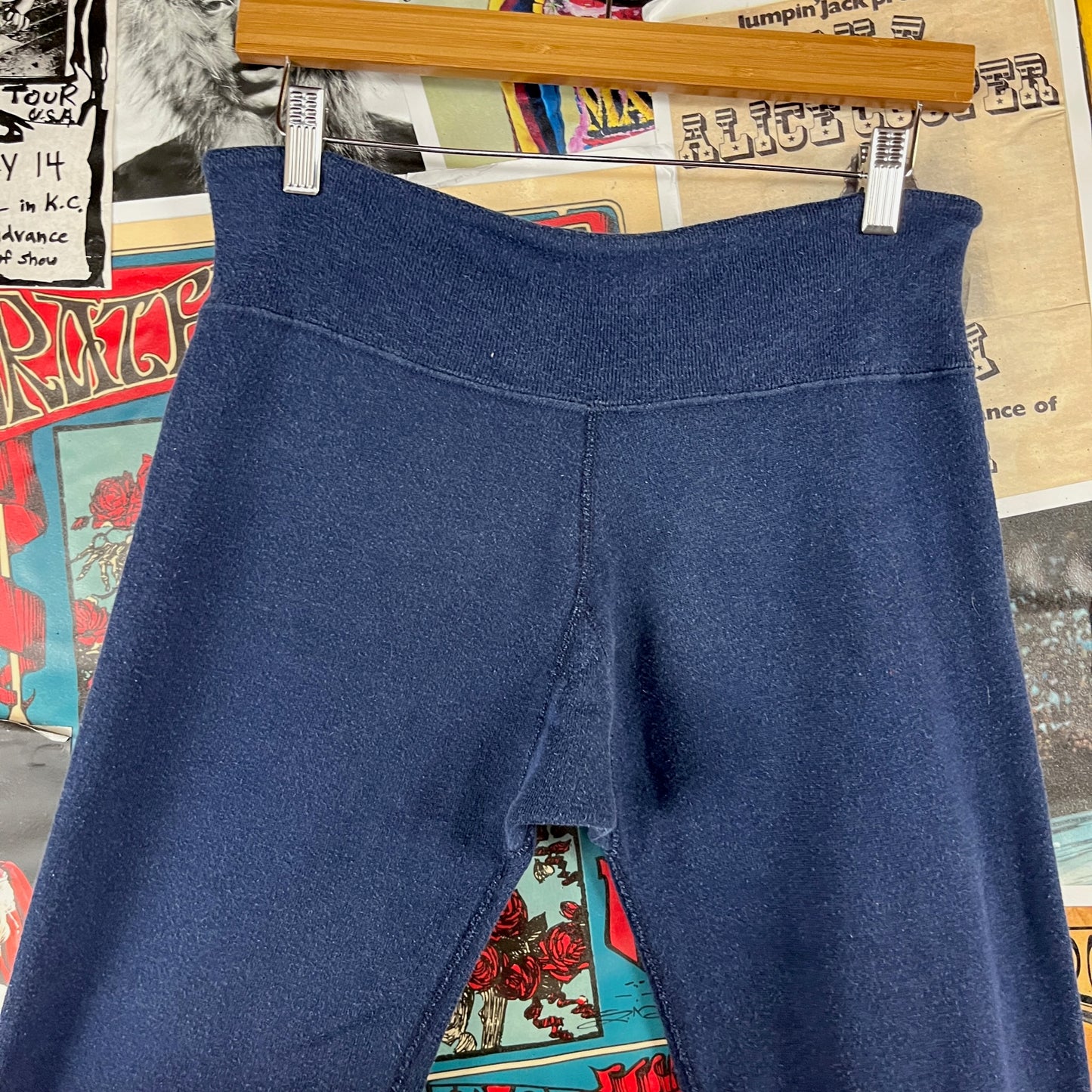 Vintage 70s-80s Mens Navy Blue Discus Athletic USA Sweatpants