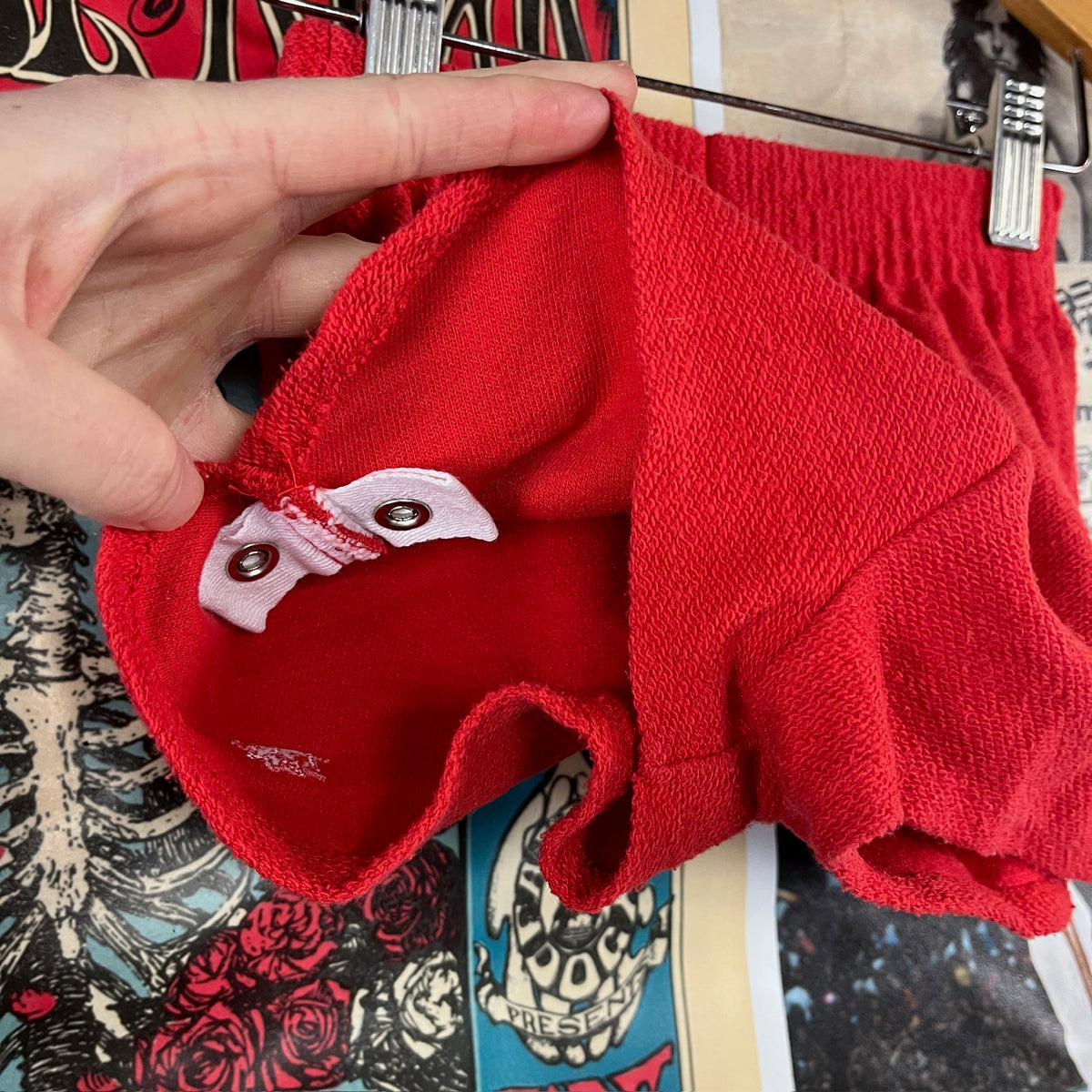 Vintage Toddler 90s Red Christian Dior Elastic Shorts 2T