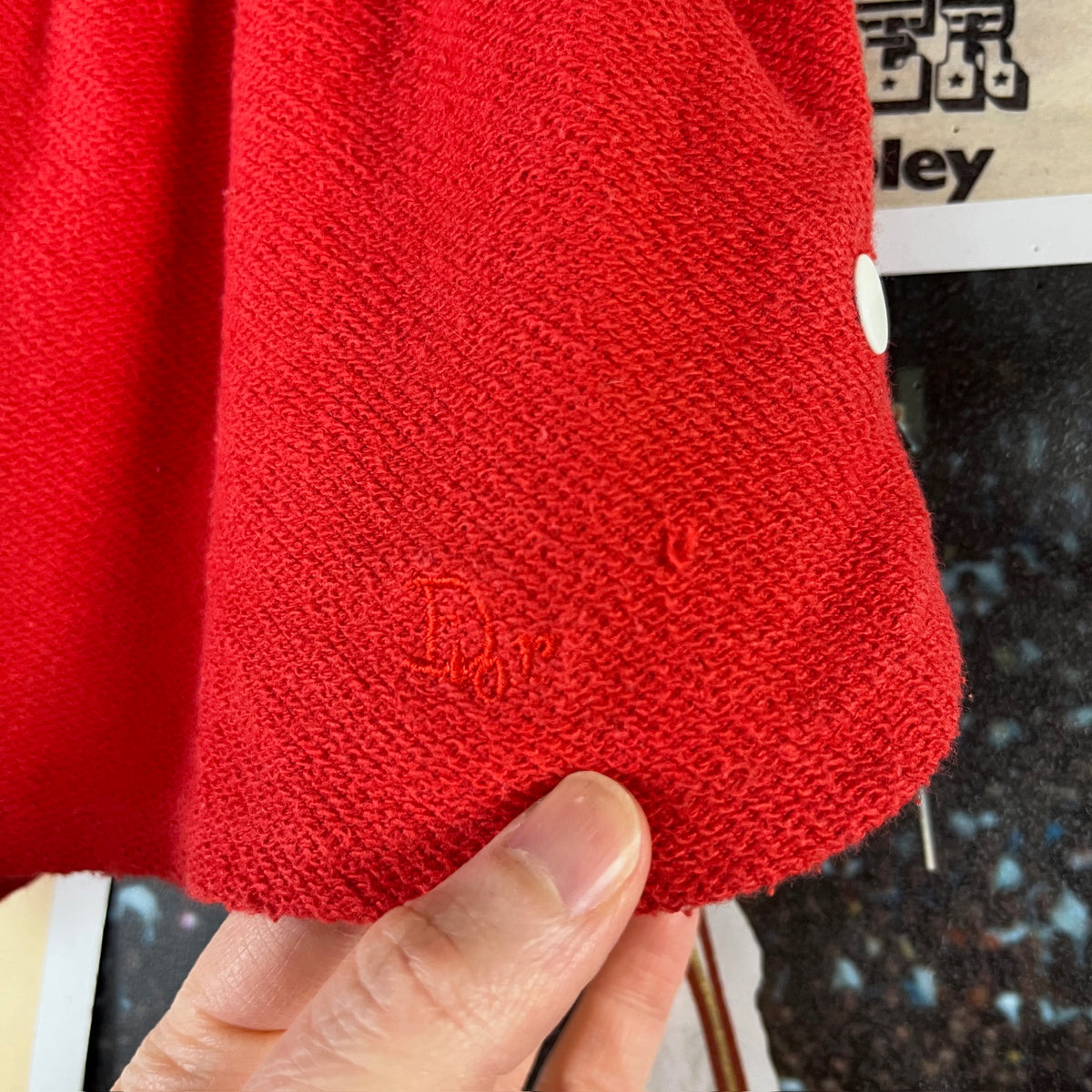 Vintage Toddler 90s Red Christian Dior Elastic Shorts 2T