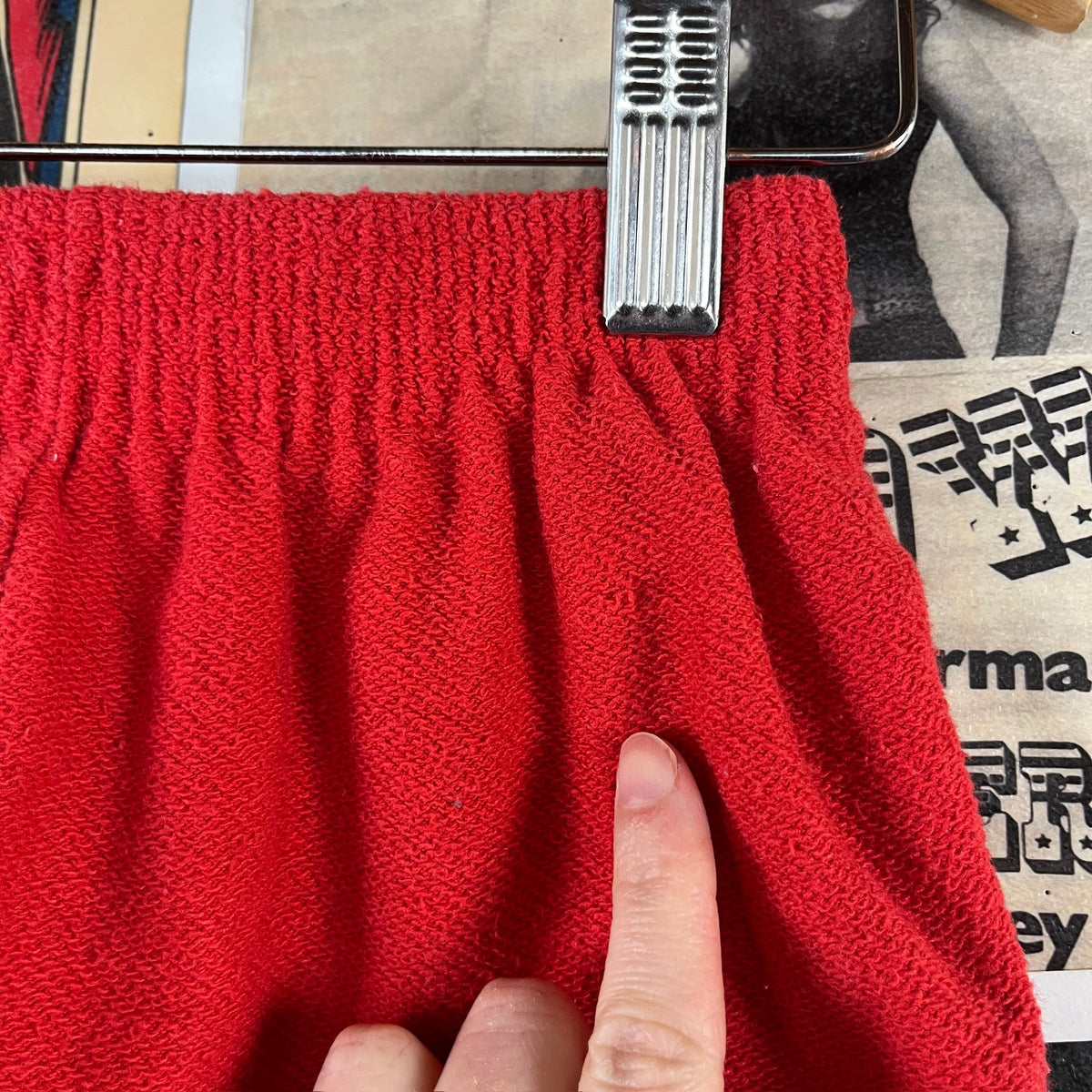 Vintage Toddler 90s Red Christian Dior Elastic Shorts 2T