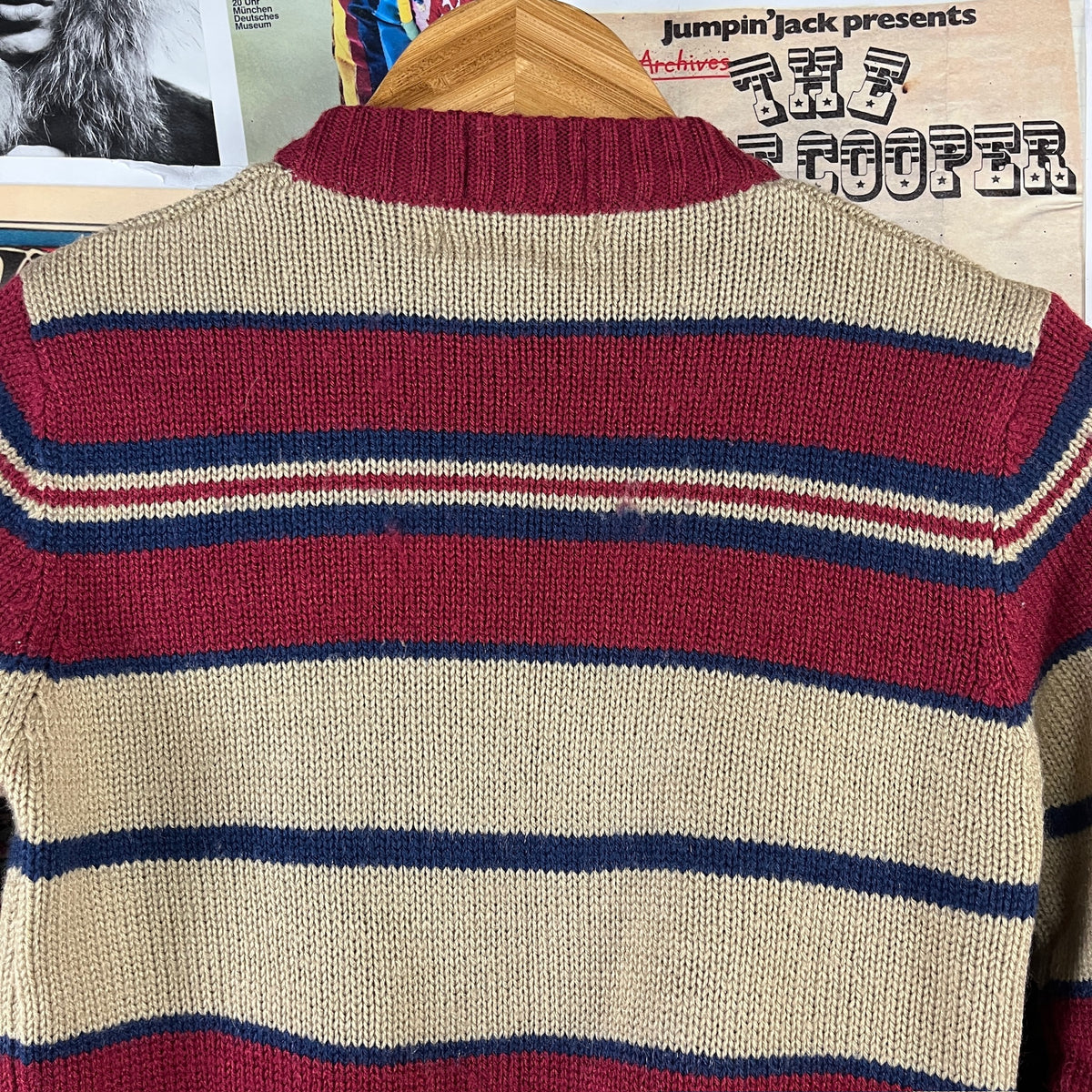 Vintage 80s Kids Striped Izod Lacoste Jumper Sweater Boy Size 10/12 Ages 8-10