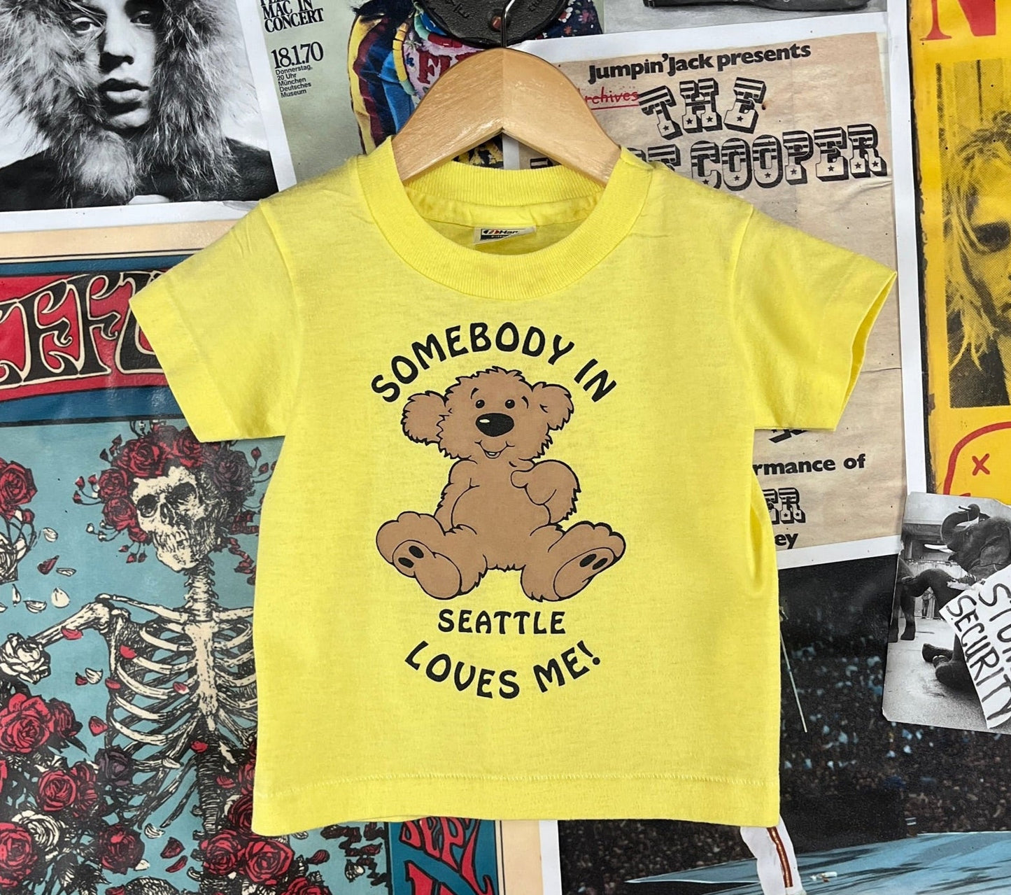 80s toddler Seattle souvenir graphic tshirt 2T boy girl retro