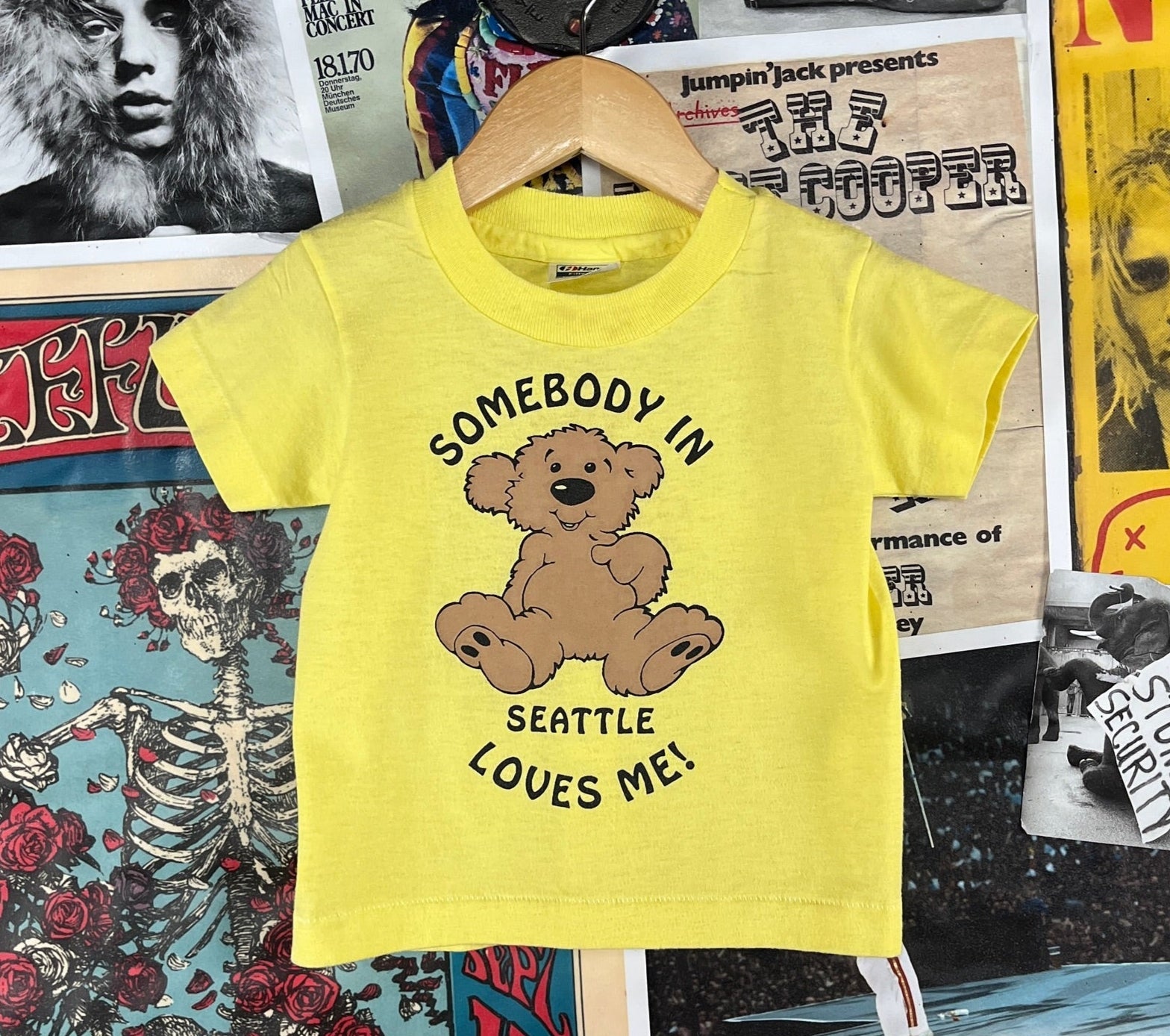 80s toddler Seattle souvenir graphic tshirt 2T boy girl retro
