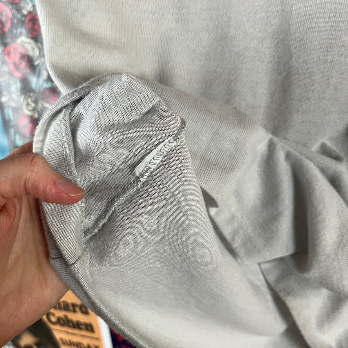 Vintage Kids 80s Light Blue Striped Polo Shirt Boys Size 12 Ages 9-10